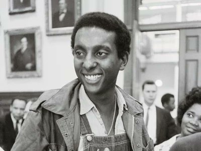 3rdReichStudies's tweet photo. November 15, 1998: Death: Stokely Carmichael, prominent organizer in the US #CivilRights movement &amp; the global pan-African movement; Originator of "Black Power" https://t.co/ClFxd6SyNd https://t.co/GS35fyjl08