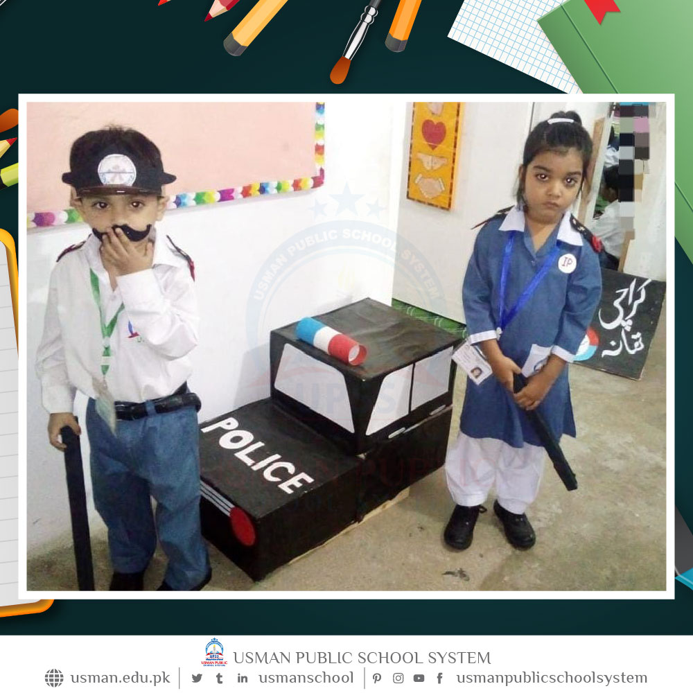 UsmanSchool's tweet photo. Photo highlights of the daily activities of the children of Usman Public School System, #RandomClick #Usmanians #November2022 #9thDayUpdates #ProfessionDay https://t.co/pmnUTEvtip