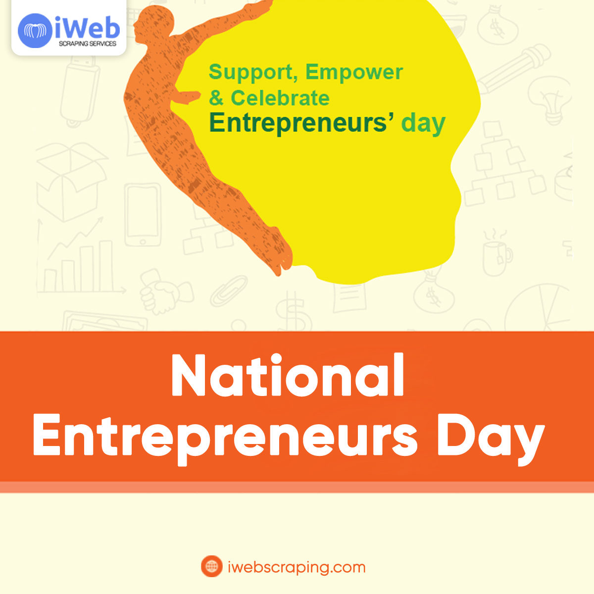 iwebscrapingseo's tweet image. On the occasion of World Entrepreneurs’ Day, let us come together and celebrate this day by taking the first step towards starting our new business.
#DataMining #WebScrapingPython #iwebscraping #usa #uae #Canada #Australia #NewZealand
