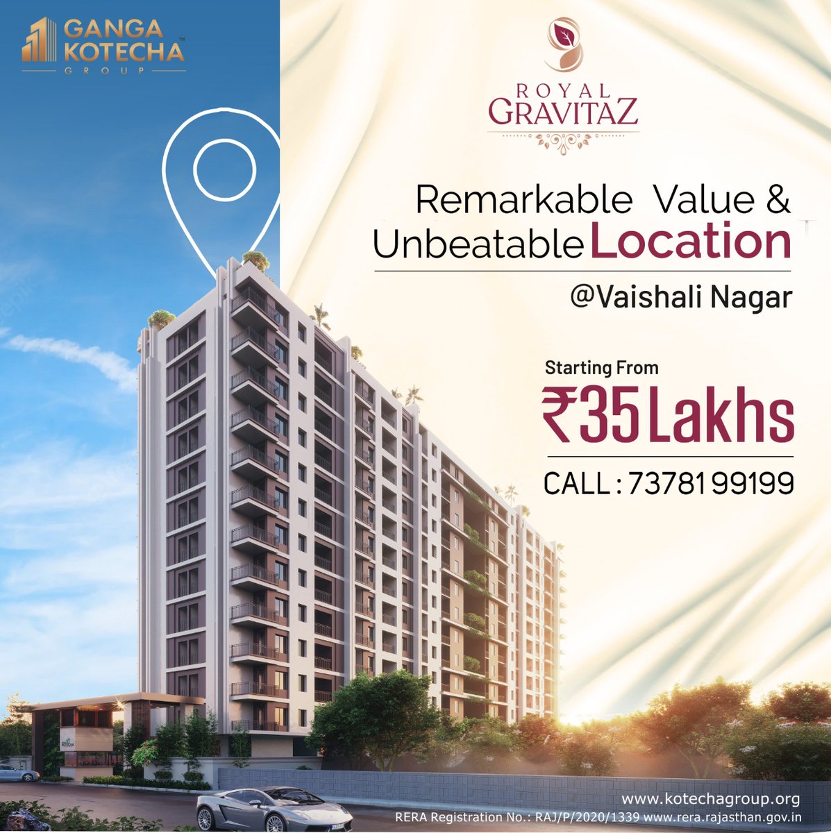 KotechaGroup's tweet photo. 𝐒𝐞𝐚𝐫𝐜𝐡𝐢𝐧𝐠 𝐟𝐨𝐫 𝐚 𝐥𝐮𝐱𝐮𝐫𝐢𝐨𝐮𝐬 𝐚𝐩𝐚𝐫𝐭𝐦𝐞𝐧𝐭 𝐢𝐧 𝐭𝐡𝐞 𝐩𝐫𝐢𝐦𝐞 𝐥𝐨𝐜𝐚𝐭𝐢𝐨𝐧 𝐨𝐟 𝐕𝐚𝐢𝐬𝐡𝐚𝐥𝐢 𝐍𝐚𝐠𝐚𝐫?
.
Presenting Royal Gravitaz, Ganga Kotecha Group's latest project!
For more details, contact on: +91- 7378199199
. https://t.co/LvqWI0VT1m