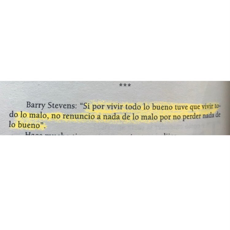 “Si por vivir todo lo bueno tuve que vivir todo lo malo, no renuncio a nada de lo malo por no perder nada de lo bueno.”
Libro: “Cartas para Claudia” 
Autor: Jorge Bucay
#cementeriodelibros