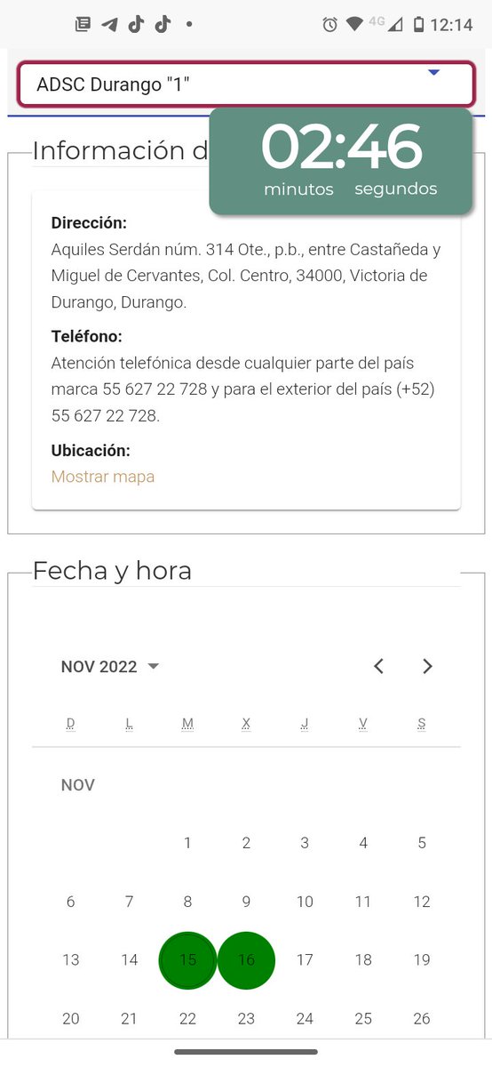 Citasatgratis's tweet photo. @Citasatgratis informa disponibilidad de citas para Inscripción de Personas Físicas a nivel nacional, busca en tu localidad y recuerda que si no logras agendar, envía WhatsApp al 7442112918 dónde con gusto agendaremos la cita por tí. https://t.co/wyr21GCEKv