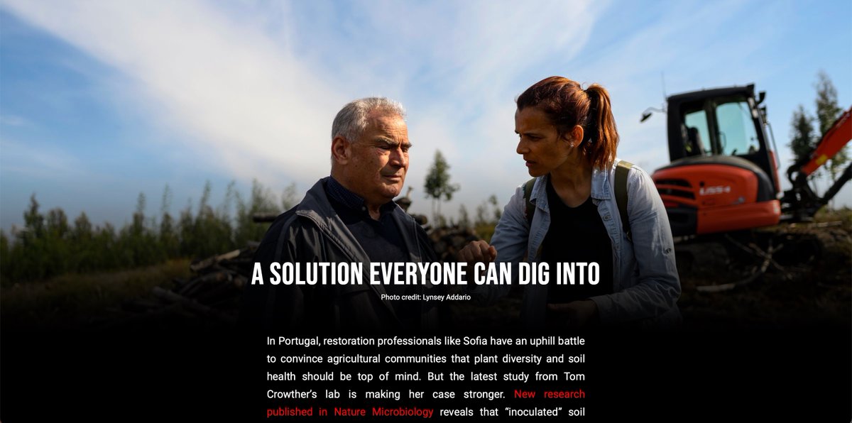 CrowtherLab's tweet photo. #FromDevilsBreath is in @TIME!

Dive into the interactive story about the danger of monocultures, touching accounts of wildfire survivors &amp; new #science on #soil microbial communities from us @ETH_en that builds a stronger case for #ecosystem restoration: https://t.co/m9Hl1NoqkF https://t.co/BqoDTr53nk