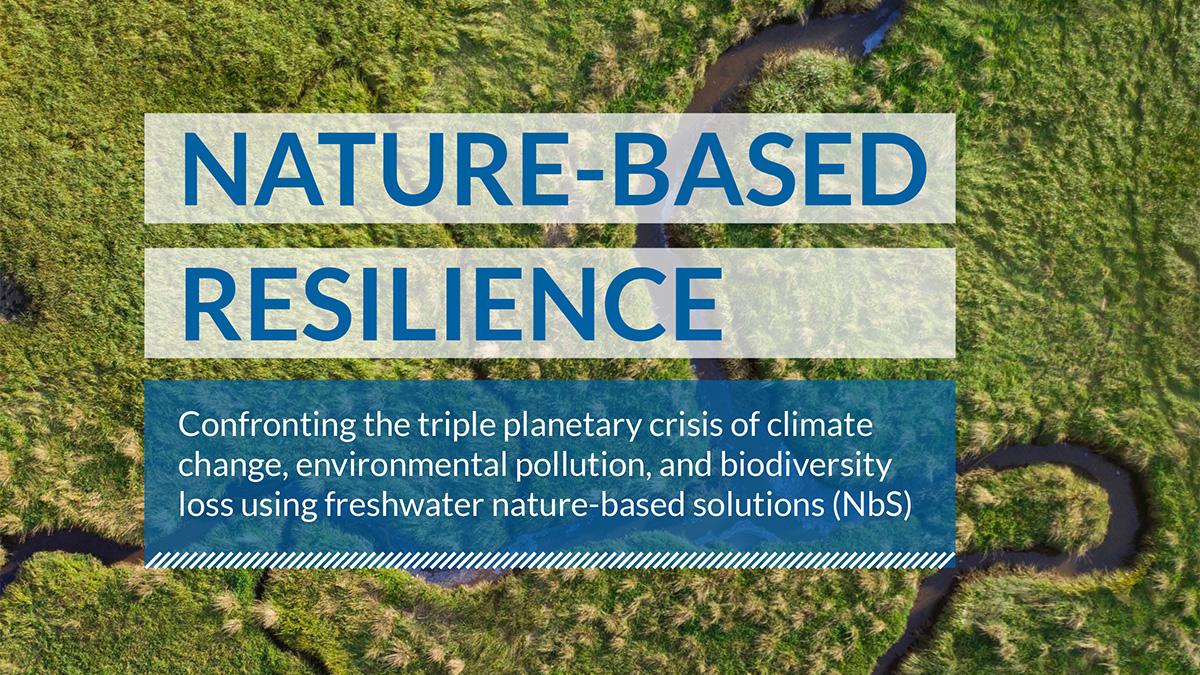🗣️Today at #COP27 we're launching a new report with <a href="/giz_gmbh/">GIZ</a> <a href="/WaSa_Hub/">Water & Sanitation Hub</a>. Find out how freshwater #NatureBasedSolutions can help tackle the triple planetary crisis of:

🌇 climate change
🏭 environmental pollution
🐟 biodiversity loss 

👀👉 bit.ly/3UF2MLb

#water4climate