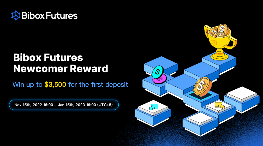 Bibox Futures Newcomer Reward！
⏰Nov 15th, 2022 16:00 - Jan 15th, 2023 16:00 (UTC+8)
1⃣Win up to $3,500 futures trial funds on first deposits for new users
2⃣Earn an extra $5,000 by inviting friends
3⃣Receive $200 trial funds for new users
🎯Join now: bibox.com/zh/futures/new…
