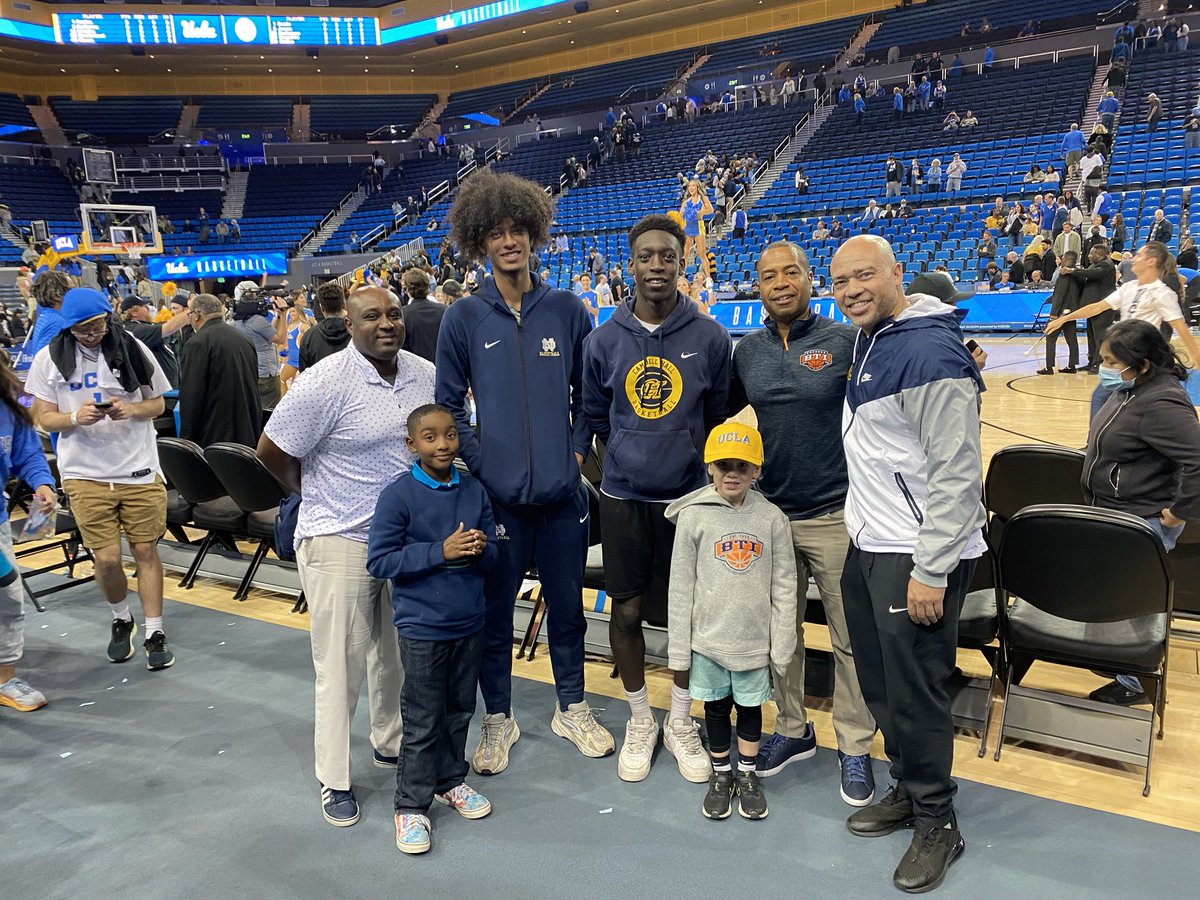 BTI Coaches and players Aliaun Iscandari &amp; Jayden Harper checked out UCLA vs. HBCU Norfolk State tonight at Pauley Pavilion. ⁦<a href="/Norfolkstate/">Norfolk State University</a>⁩ ⁦<a href="/UCLAMBB/">UCLA Men’s Basketball</a>⁩