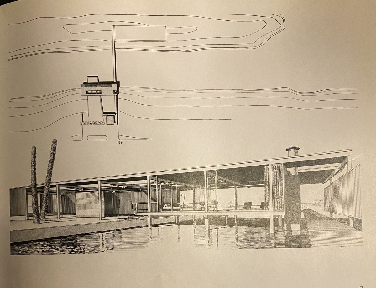 architext14's tweet image. Under Gropius’ tutelage, Paul Rudolph’s thesis project at Harvard.