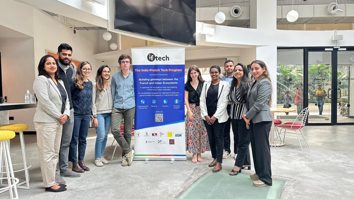 meitystartuphub's tweet photo. #IFTECH
EventKicking off the week by Welcoming the IFTECH startup’s in Bengaluru!!

#startup #scaleup #franceinindia 

@Rajeev_GoI @AshwiniVaishnaw @GoI_MeitY https://t.co/LunlVdE5Z4