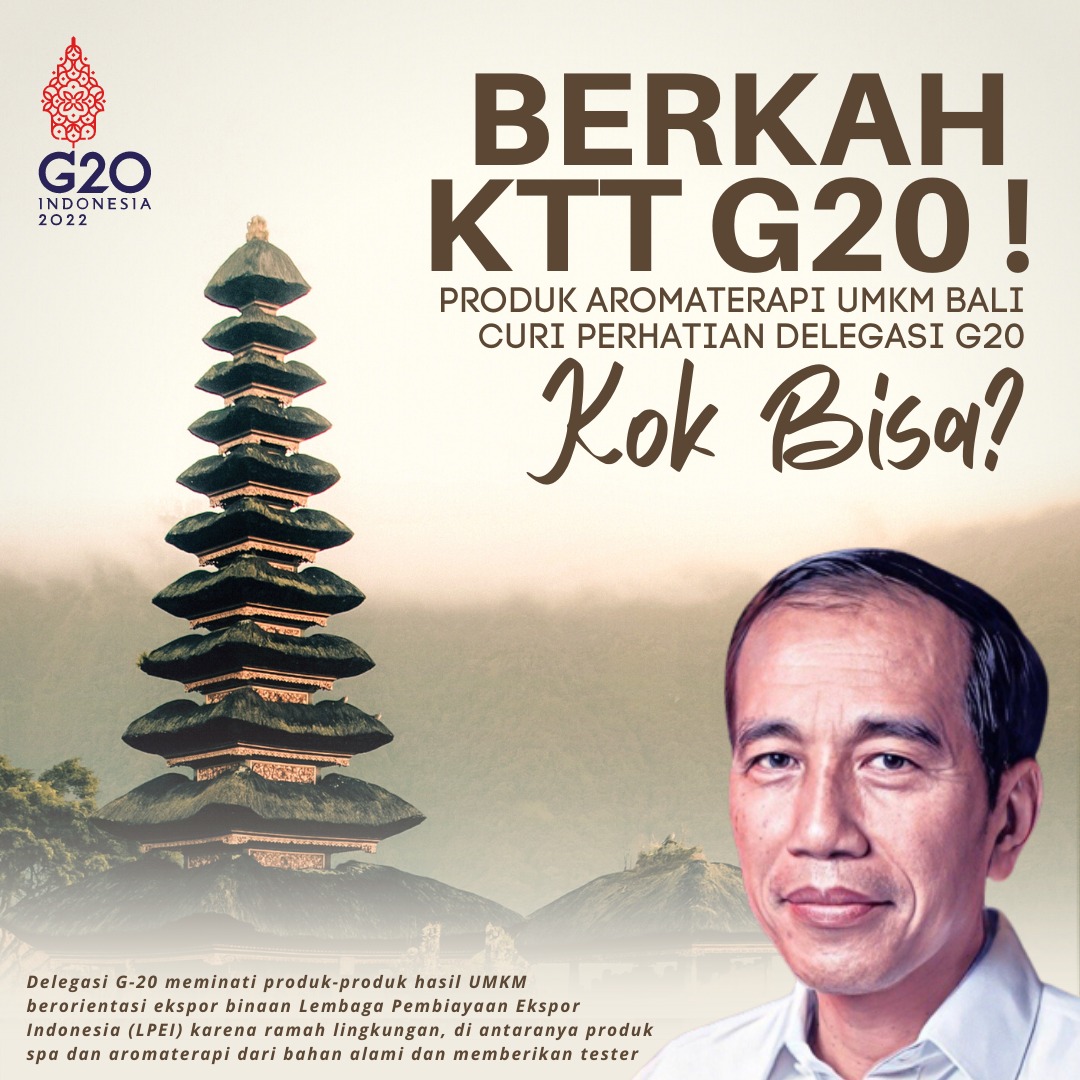 Berkah KTT G20 untuk tingkatkan perekonomian pelaku UMKM !

#MasyaallahGiselle | #TimSurya | Indra Kenz | First Travel | Gibran | Kadrun | Sekjen PBB | Bali