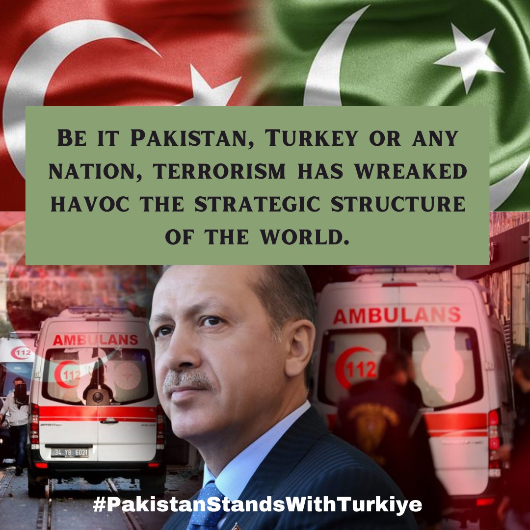 Maan7130's tweet photo. Pakistan has vehemently condemned the horrible terrorist assault that took place in Turkey’s Istanbul and claimed several lives.
#PakistanStandsWithTurkiye https://t.co/IYYMIprDbW