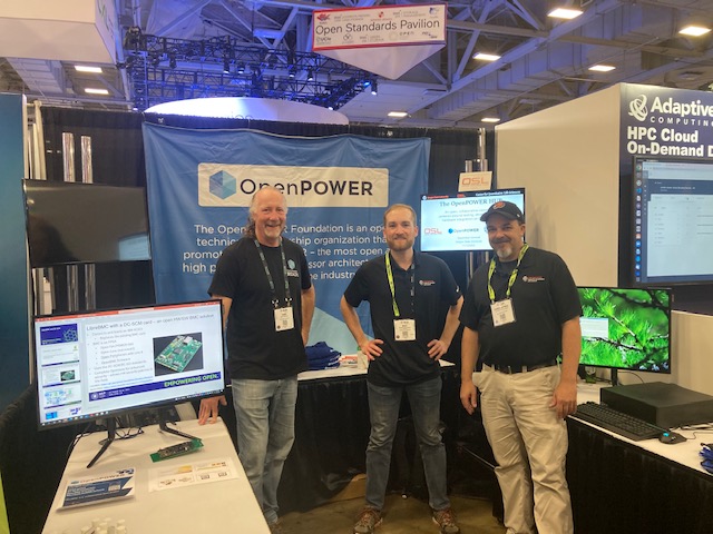 Hi Everyone,
The CQLS is here in the OpenPOWER booth (3139) at SC22. Come on by and see the OpenPOWER HUB!