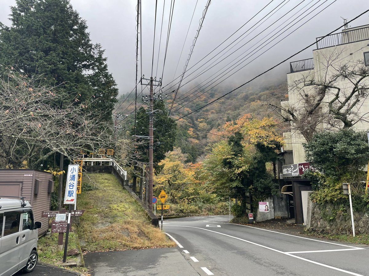 RyoLuffy's tweet photo. 絶好の紅葉シーズンに箱根に来ました(仕事) https://t.co/54gYalVO60