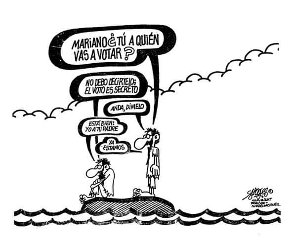 Buenos días, buena gente. Hoy con Forges y sus reflexiones atemporales.
¿Café?