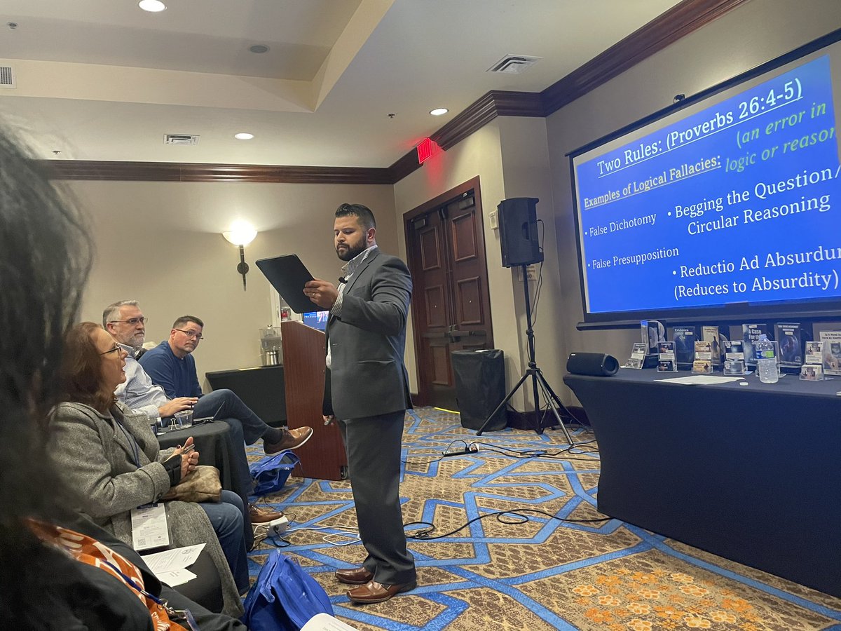 EHM_Apologetics's tweet photo. What a blast to be at our 2022 Texas Baptists Annual Meeting and lead a breakout session with my friend and boss, Dr @leightonflowers, then a 2nd session on apologetics. Wrapping up tomorrow, then off to Denver for EPS/ETS! I LOVE what I get to do! #TXBCH #apologetics #evangelism https://t.co/KBft00MVBH