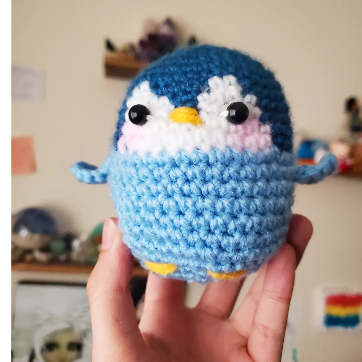 Crochet baby penguin plush 🐧💙