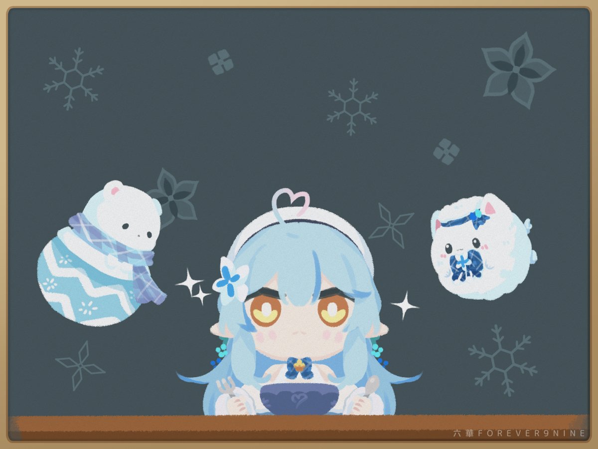 雪花ラミィ 「」|六華Forever9Nine【 雪民#8505 / SSRB 】のイラスト