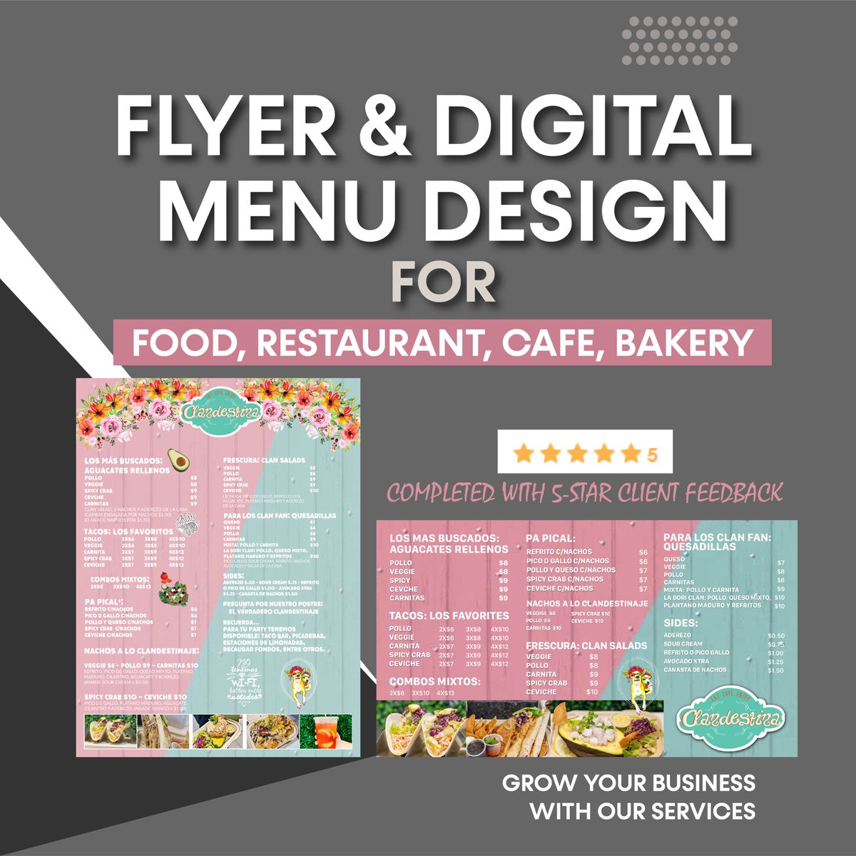 Restaurant menu design, restaurant digital menu design, restaurant menu board,

#restaurantmenu #menurestaurant #restaurantmenudesign #restaurantmenus #menurestaurante #foodpackaging #businesscarddesign #signagedesign #restaurantfood #menudesign #menucard #restaurantbranding