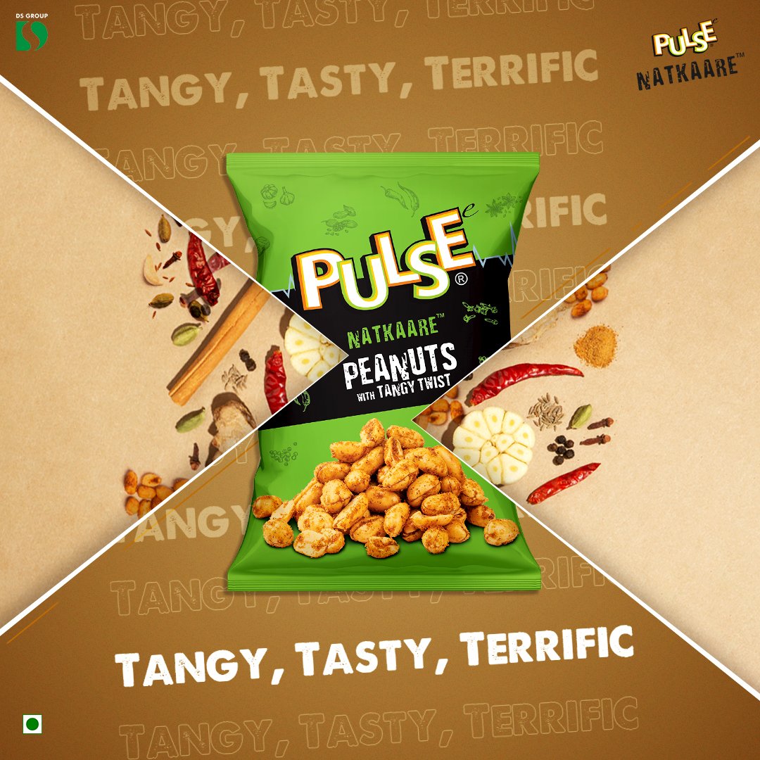 PulseSnacks's tweet photo. This is going to be your favourite snack from now on.
#SnacksOnTheGo #NewLaunch #Twist #Tangy #TangyLaunch #PulseNatkaare #TastySnacks #Peanuts #ChanaJor #Chatkaara #Sharing #Friends #Cravings #PulseNatkaareChakhaNa https://t.co/HHk7i08wBJ