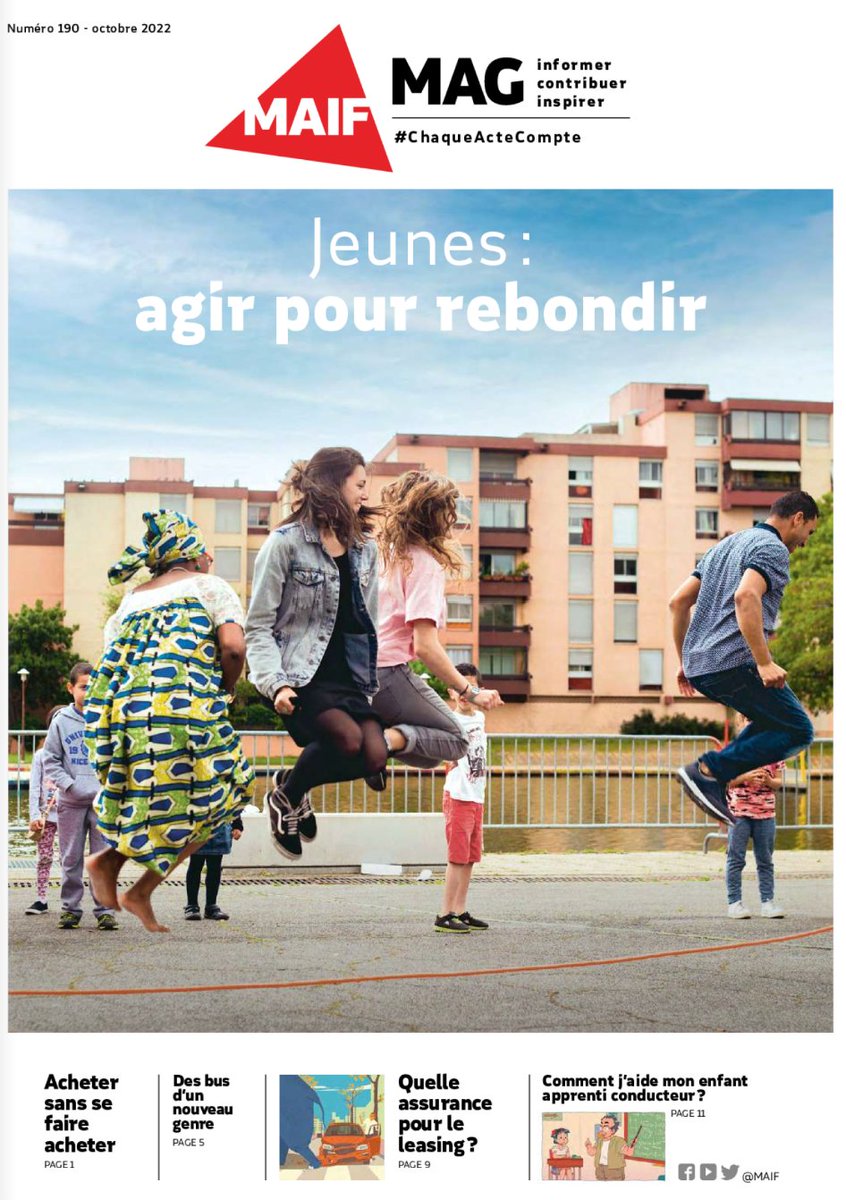 NicolasBoudinet's tweet photo. Editorialiser sa marque pour garder le contact.
Nos actualités, nos inspirations et nos découvertes à retrouver dans le dernier numéro de #MAIFMAG. @MAIF #CommunicationResponsable #BrandMagazine
https://t.co/vFBEGgEmIr https://t.co/5H4OXOclx9
