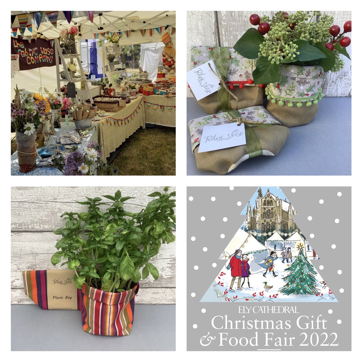 The Fabric Vase Co (@fabricvase) on Twitter photo Last day prep before the big opening tomorrow Wed and we’ll be there till Sat 4.30pm …you don’t need a ticket to visit the Christmas market so pop along and say hello!
<a href="/Ely_Cathedral/">Ely Cathedral</a> #elycathedralgiftfair #earlybiz Last day prep before the big opening tomorrow Wed and we’ll be there till Sat 4.30pm …you don’t need a ticket to visit the Christmas market so pop along and say hello!
<a href="/Ely_Cathedral/">Ely Cathedral</a> #elycathedralgiftfair #earlybiz