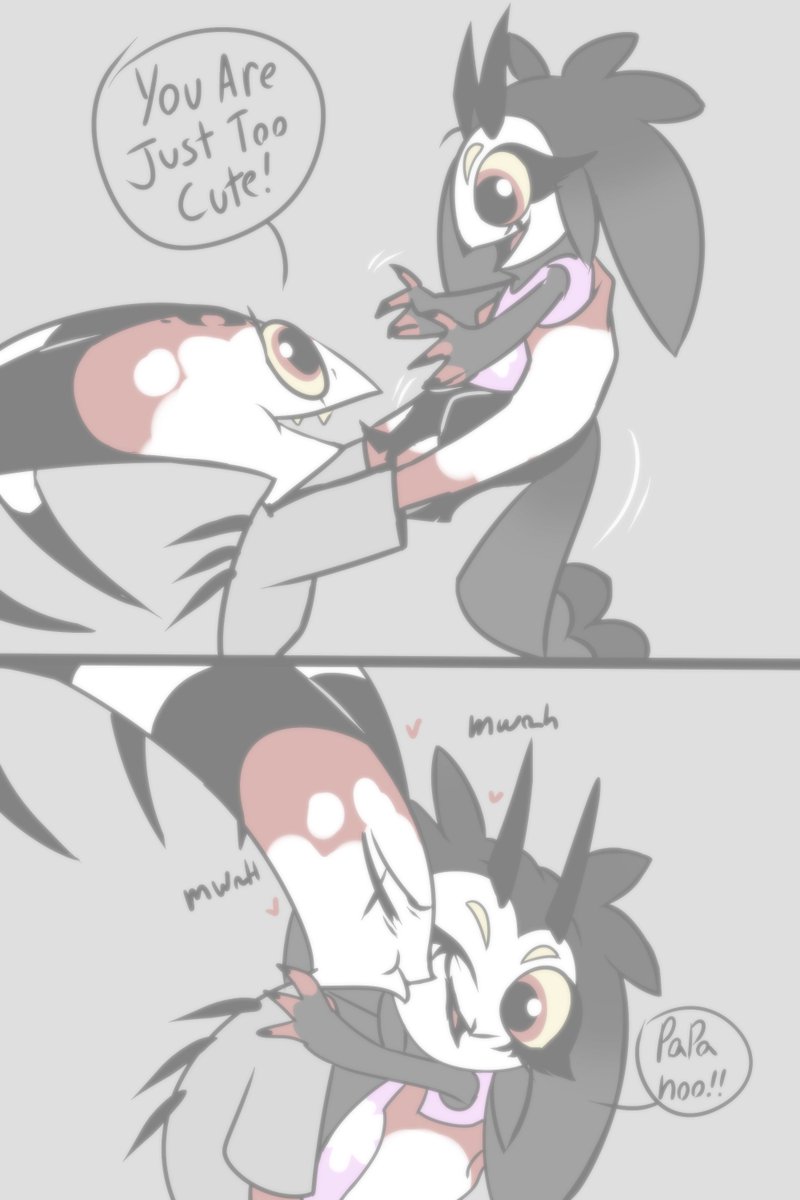 He may not have hair but Blitz is pretty good at it 😌✨🪶 #HelluvaBoss #HelluvaBossOC #Stolitz