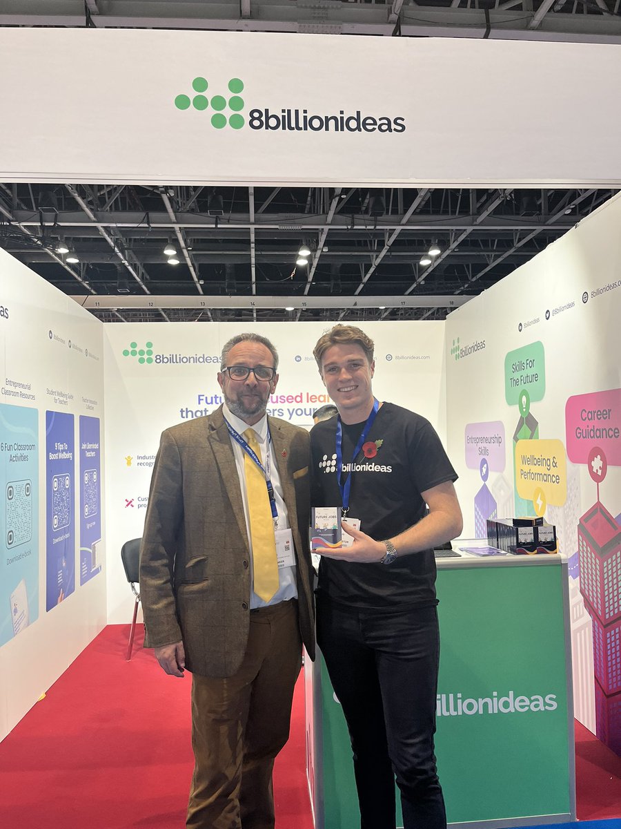 Great to catch up with <a href="/AlKingsley_Edu/">Al Kingsley MBE</a>, who is a keynote speaker at <a href="/GESSeducation/">GESS Education</a> this year 

I’ve loved following the exciting work that Al is doing in education and looking forward to a great week ahead!

<a href="/8billionideas/">8billionideas</a> <a href="/davidjharkin/">David J Harkin</a> <a href="/PoolJenny/">Jenny Pool, 8billionideas Co-Founder</a> <a href="/raviisoccupied/">Ravi</a>