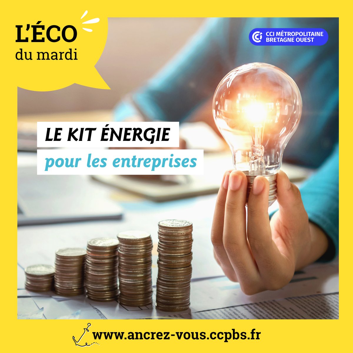 PaysBigoudenSud's tweet photo. Face Ă la flambĂ©e des prix de lâĂ©nergie, la CCI met Ă disposition des entreprises, un "kit Ă©nergie" regroupant des outils pratiques et des informations pour rĂ©pondre aux enjeux de sobriĂ©tĂ©.
+ dâinfo sur đ https://t.co/VL4NIGd07v
#ccpbs #ancrezvousenpaysbigouden # https://t.co/q1QJPtN6hz