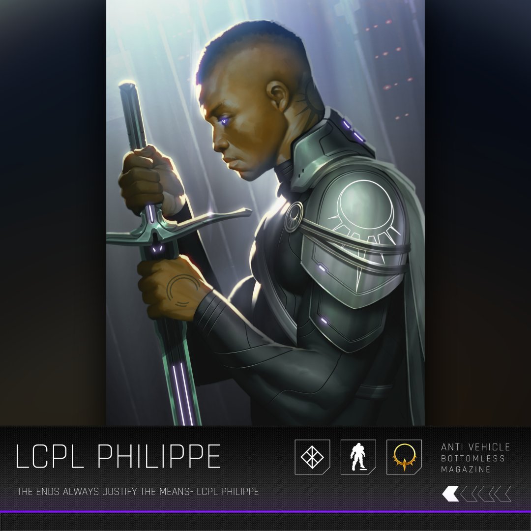 As Heavy Infantry for the Holy Corporation Faction, LCpl Philippe says the ends always justify the means!

Get game access before #FreeToPlay 😎
View on OpenSea: ⤵️
opensea.io/collection/met…

Flex your Infantry or ask questions! 🔽
#PlayMetalCore #Web3 #Web3Gaming
