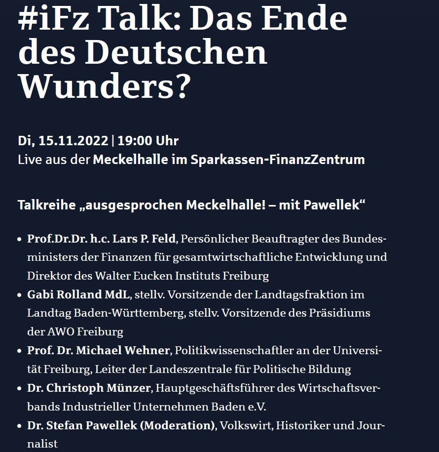 mwehner62's tweet photo. Vorfreude auf die Diskussion mit #larsfeld #christophmuenzer #wvib #gabirolland. Gibts auch live online https://t.co/T9OxEMvXsf