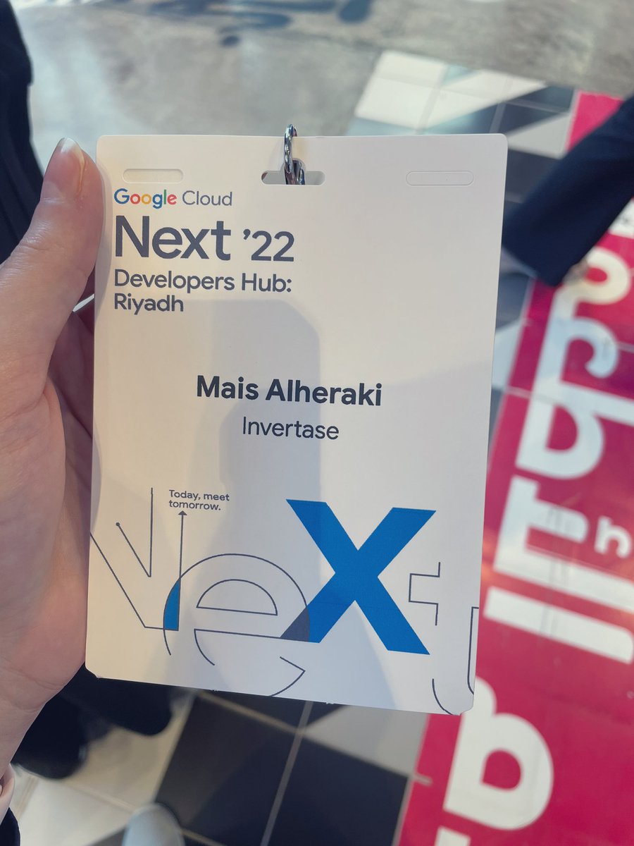 pr_Mais's tweet photo. I’m heeere ✌🏻

#GoogleCloudSaudi #DevHubRiyadh https://t.co/0L3VfxhmVy