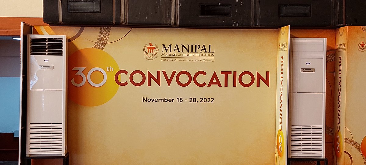 MAHE_Manipal's tweet photo. The preparations are in full swing for the MAHE's 30th Convocation. Are you attending?
Venue: KMC Greens
#WelcomeBack #MAHEManipal #MAHEConvocation https://t.co/3wptUA7gj2