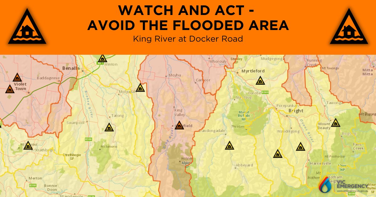 VicEmergency on Twitter "WATCH & ACT RIVERINE FLOOD Avoid the Flooded Area Incident
