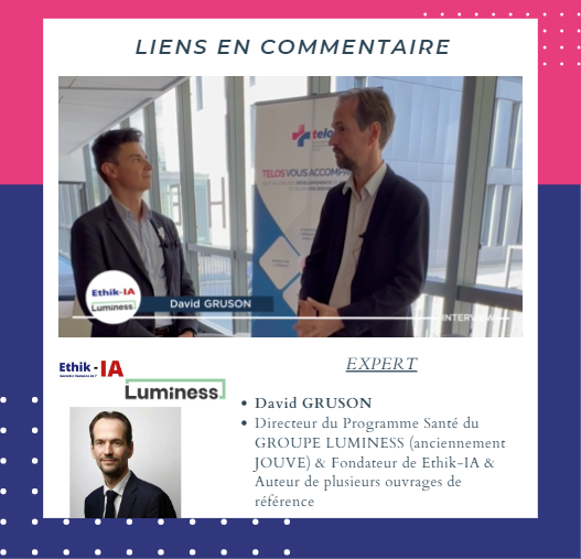 Telos_Sante's tweet photo. 🚀 Voir l'interview en intégralité :
🌟 @GrusonDavid
👨⚕️Dir. du Programme Santé du @GroupeLuminess (anciennement #JOUVE ) & Fondateur de @EthikIa @EthikIA2018
➡️ https://t.co/wpyG4uWQRg
🌟 Le pôle culturel du B2E '#EHESP', et son Responsable M. Najafaly
https://t.co/DIHtRqipxJ https://t.co/uonyxoyQux