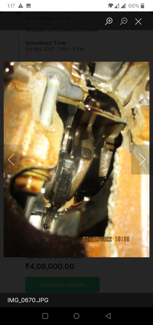 BarangeSandeep's tweet photo. #Hyundai  Creta engine exploded, #hyundaiindia is not providing the replacement, it has been 15 days car is standing in Hyundai garage! https://t.co/siwYP2SN5i