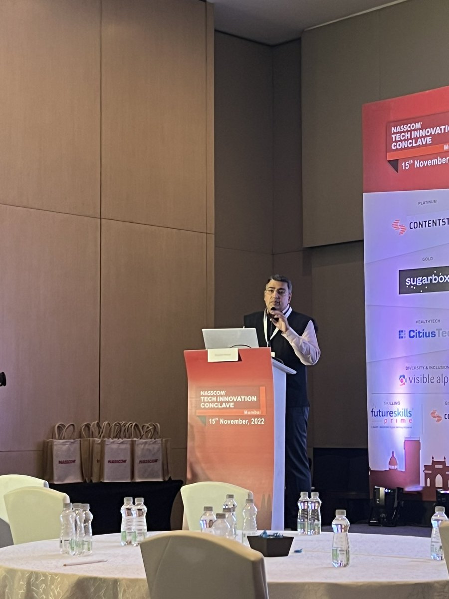 nasscom_member_'s tweet photo. “Steel companies that adopted #digital ecosystem managed to make high sales despite the downfall in demand” - Prashant Salwan @IIM_I emphasised the importance of #digitaltransformation to boost business value at #NTICMumbai
#DecodeWithNASSCOM https://t.co/t8zEAv7umP