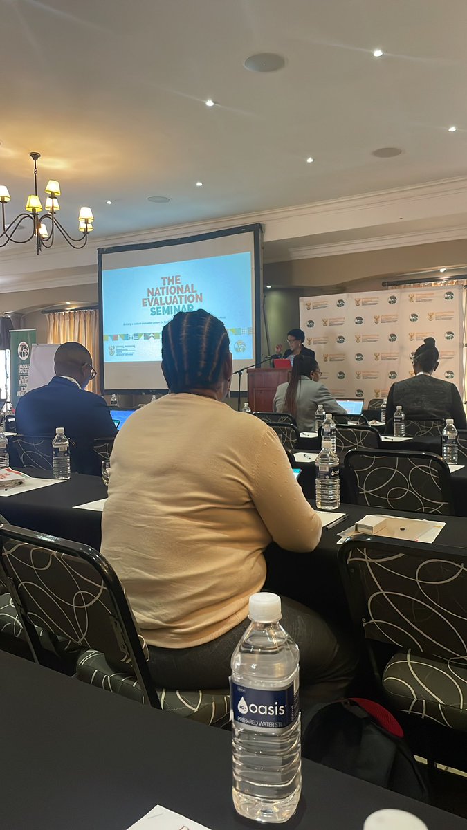 Dr Kefiloe Masiteng, Secretary of the National Planning Commission, providing opening remarks. Highlights the importance of the National Evaluation System in contributing to development put comes in the context of the National Development Plan. <a href="/DpmeOfficial/">DPME</a>