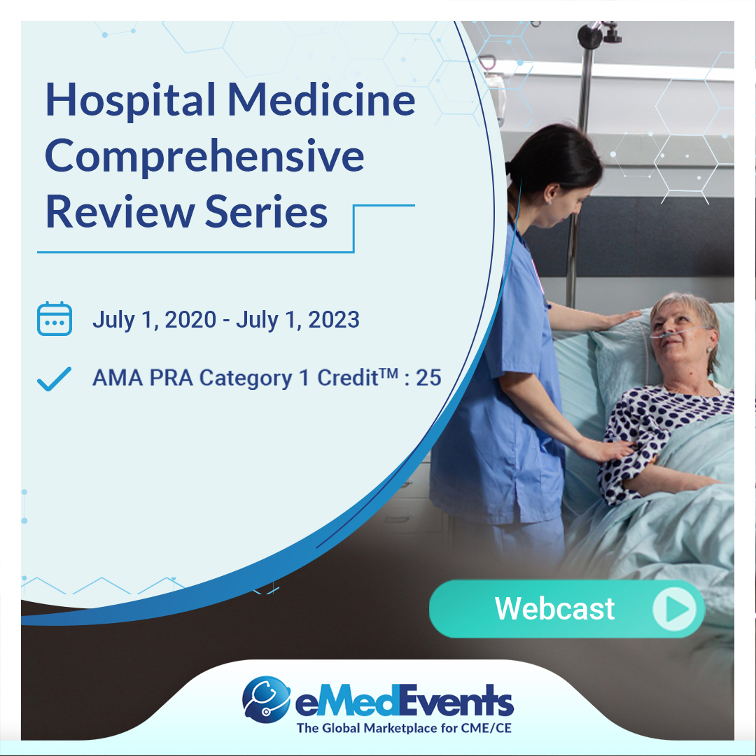 Available now on eMedEvents: for physicians working in hospitals, we have a comprehensive review series bundle that covers a range of topics for 25 credits!

Register Now: bit.ly/3vSV9GH

#GL #COMP #EBM #radiology #pelvicimaging #primarycare #eMedEvents