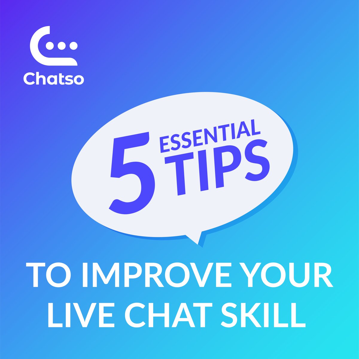 Chatso_io's tweet image. If you are still struggling to find a way to improve your live chat skill, try these 5 tips! They may sound simple but they will change the way you work, completely! 

#customerservice #livechattool #marketing #chatso