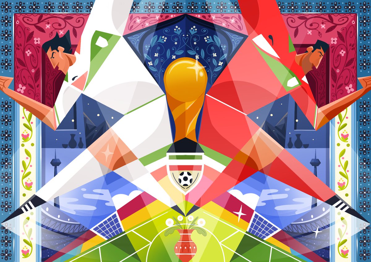 misterdills's tweet photo. World Cup wallpapers! That was a fun experiment that came out of just doodling something quick in illustrator and playing about a bit! Explored slightly different ways of working with each one.

No goal, just having fun with it.

#worldcup #cymru #england #usmnt #smsports https://t.co/k5L4onJzGP