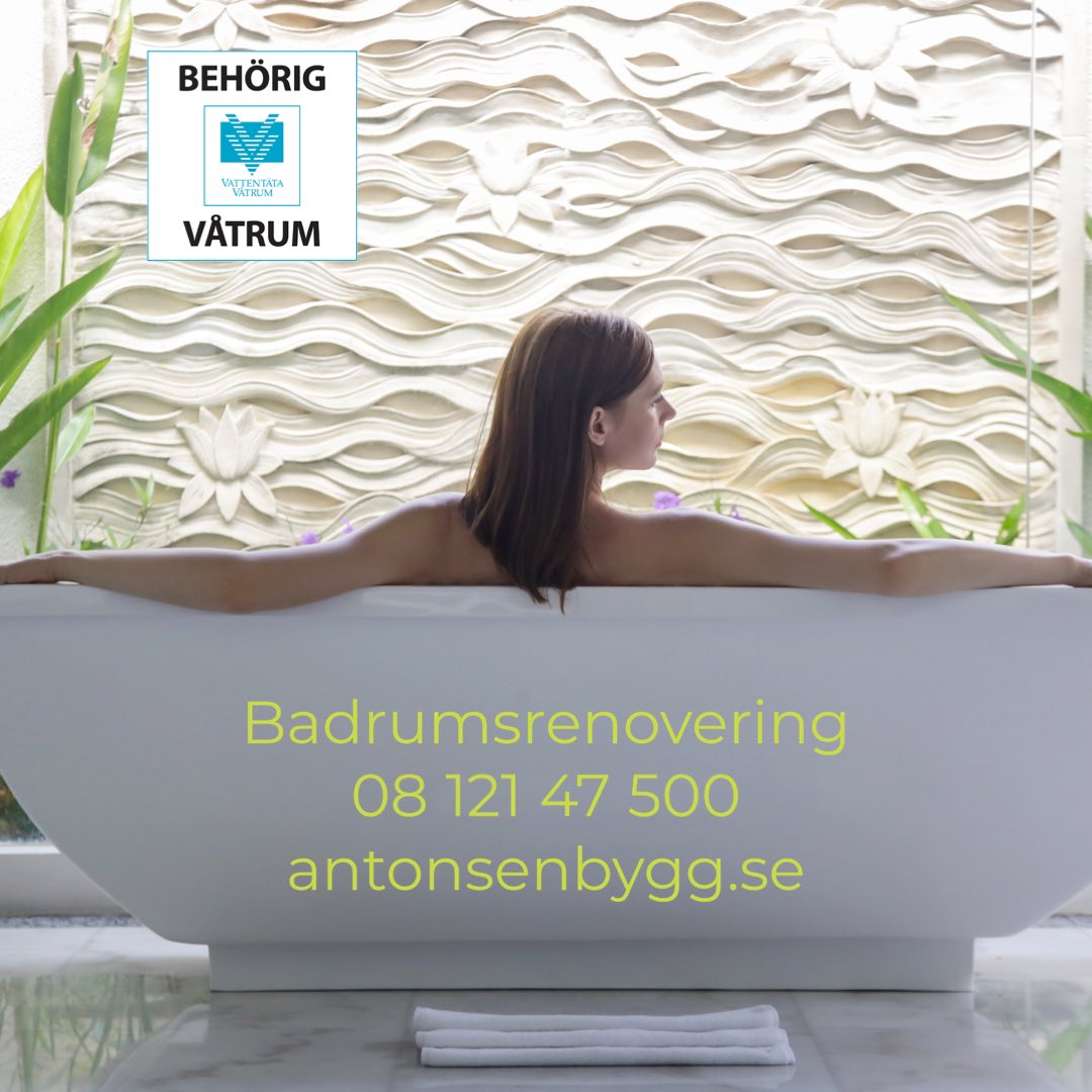 AntonsenBygg's tweet photo. Nytt badrum? Kontakta oss för gratis offert.

#badrum #renovering #badrumsrenovering #antonsenbygg https://t.co/TfSC1gspP8