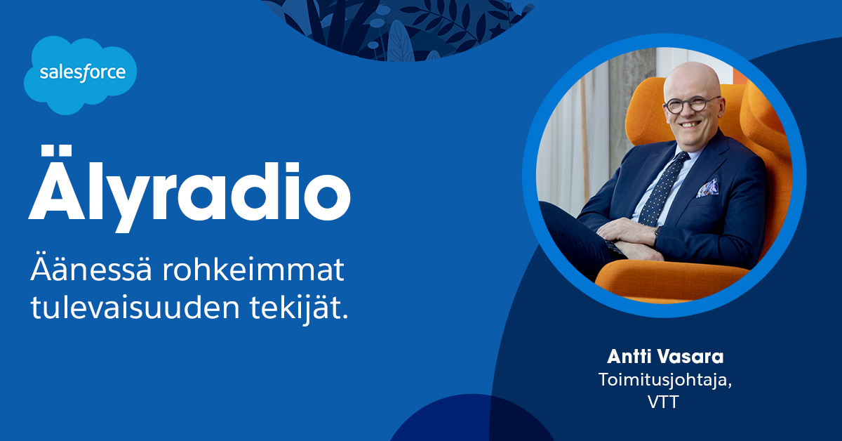 #Älyradio​n vieraina <a href="/VTTFinland/">VTT</a> <a href="/ahavasara/">Antti Vasara</a> ja <a href="/SalesforceFI/">Salesforce Finland 🇫🇮</a> Taira Tepponen. Aiheina #syväteknologia, Suomen kvanttiosaaminen ja se, miksi vihreä siirtymä vaatii muutakin kuin #teknologia​a. Kuuntele jakso 👉 sforce.co/3Ean5sO 
#kvanttiteknologia #vihreäsiirtymä