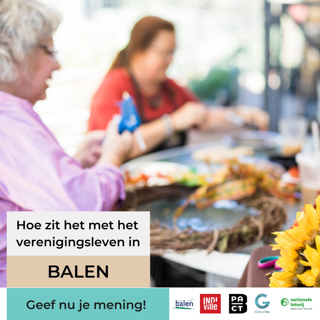 Het verenigingsleven maakt van onze gemeente een aangename plek om te wonen. We willen daarom werken aan een beter beleid voor verenigingen en hun leden/vrijwilligers.  

In de Nationale DOE-meter vragen we hiervoor jouw mening! Vul de enquête in. 👇

ℹ balen.be/nieuwsdetail/1…