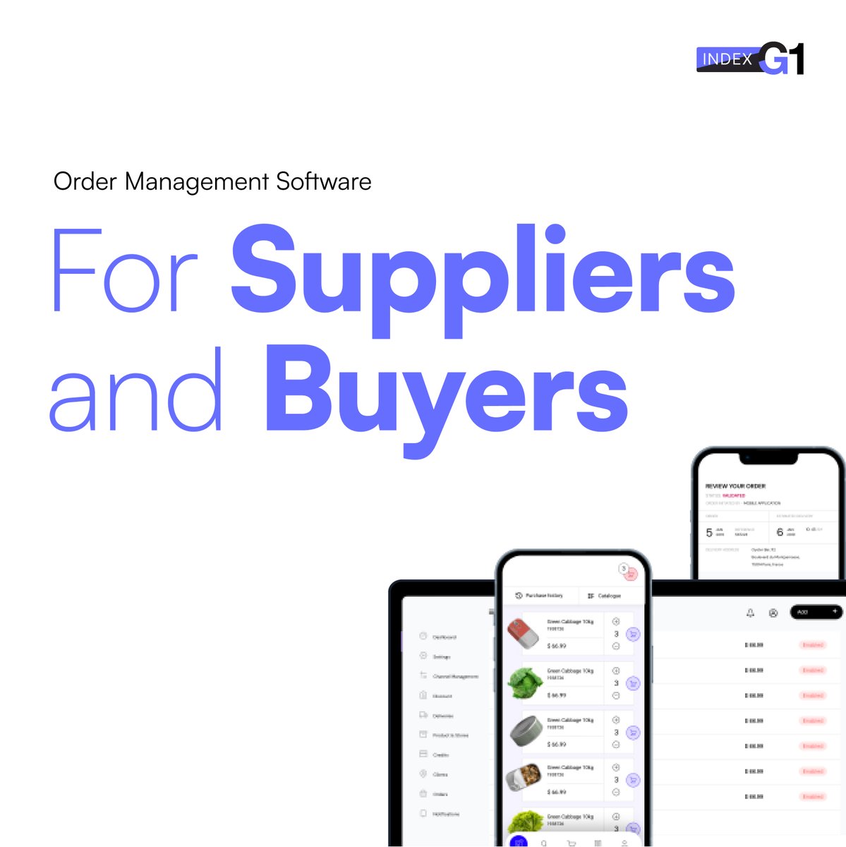 LAYOUTindex's tweet photo. IndexG1 is an advance Digital Order management system that gives you a robust digital infrastructure that ensures you can respond to any market changes swiftly and grow your business without any idleness. 
Elevate your business and Go Digital with Index G1 https://t.co/0qakq4ubh2 https://t.co/ETXKe5PzG9