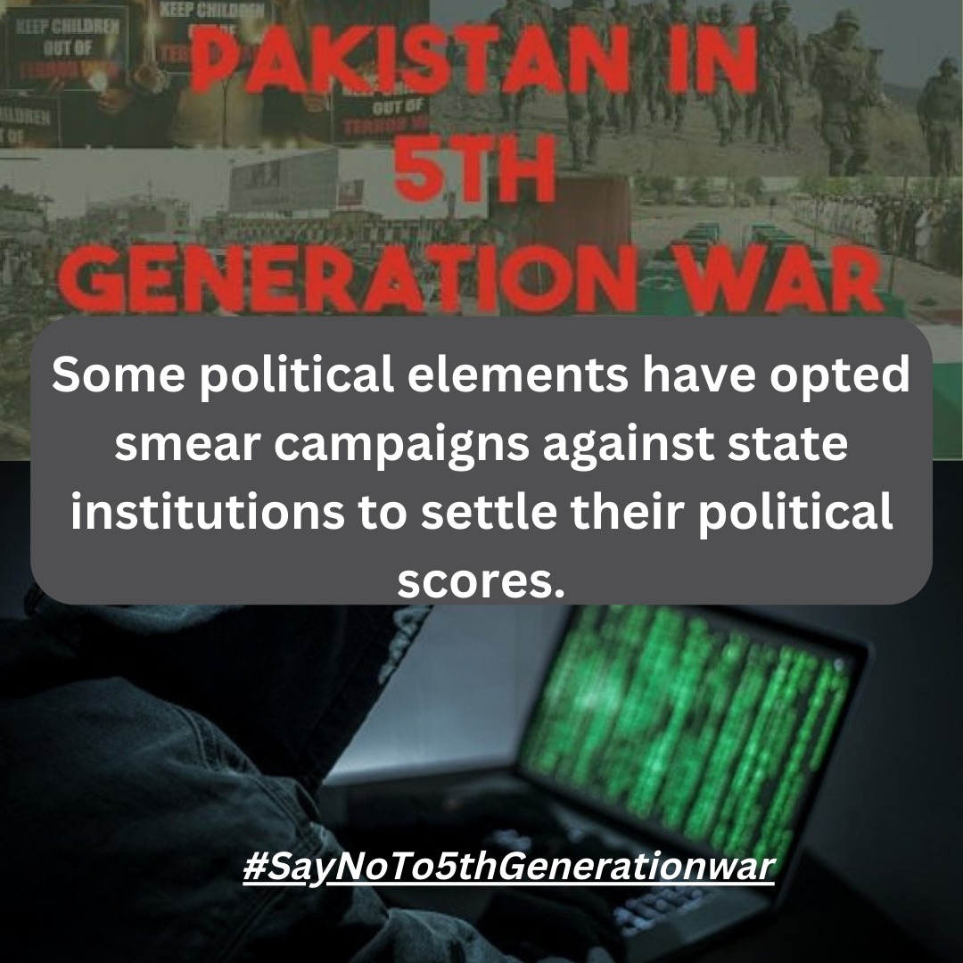 iSyedHasnainAli's tweet photo. #SayNoTo5thGenerationwar
We don't need external enemies as internal enimes are more dangerous and cunning. https://t.co/fmk7ip1hY6