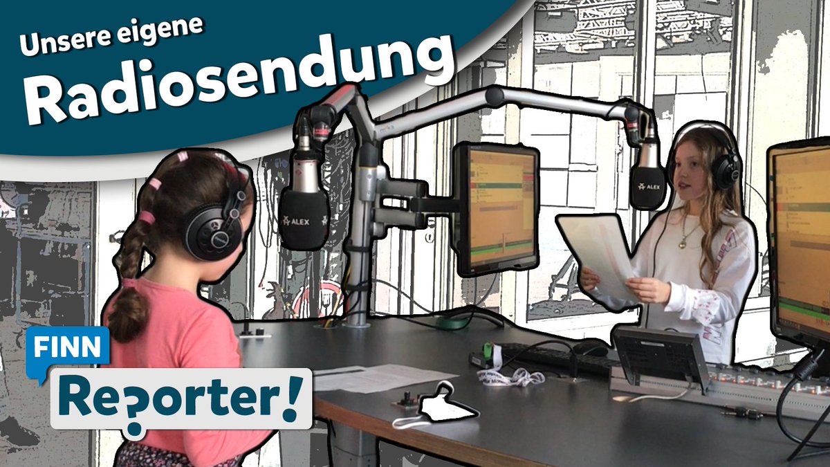 fragFINN.de (@fragfinn_de) on Twitter photo Die #FINNreporter-Radiosendung lief am 21.10.2022 bei <a href="/ALEX_berlin_de/">ALEX Berlin</a>. Im neuen Video seht ihr nun, wie unsere #Kinderredaktion die Beiträge aufgenommen hat: youtube.com/watch?v=KDyqS4….
Mit Beiträgen über <a href="/wasserbetriebe/">Wasserbetriebe</a>, junges Ensemble Friedrichstadt-Palast und <a href="/RadioTEDDY/">Radio TEDDY</a>. Die #FINNreporter-Radiosendung lief am 21.10.2022 bei <a href="/ALEX_berlin_de/">ALEX Berlin</a>. Im neuen Video seht ihr nun, wie unsere #Kinderredaktion die Beiträge aufgenommen hat: youtube.com/watch?v=KDyqS4….
Mit Beiträgen über <a href="/wasserbetriebe/">Wasserbetriebe</a>, junges Ensemble Friedrichstadt-Palast und <a href="/RadioTEDDY/">Radio TEDDY</a>.