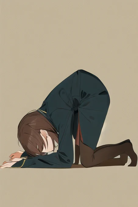 これ、シンプルでいいですね。ぼくの土下座プロンプトだと、ほんとグチャグチャです……。