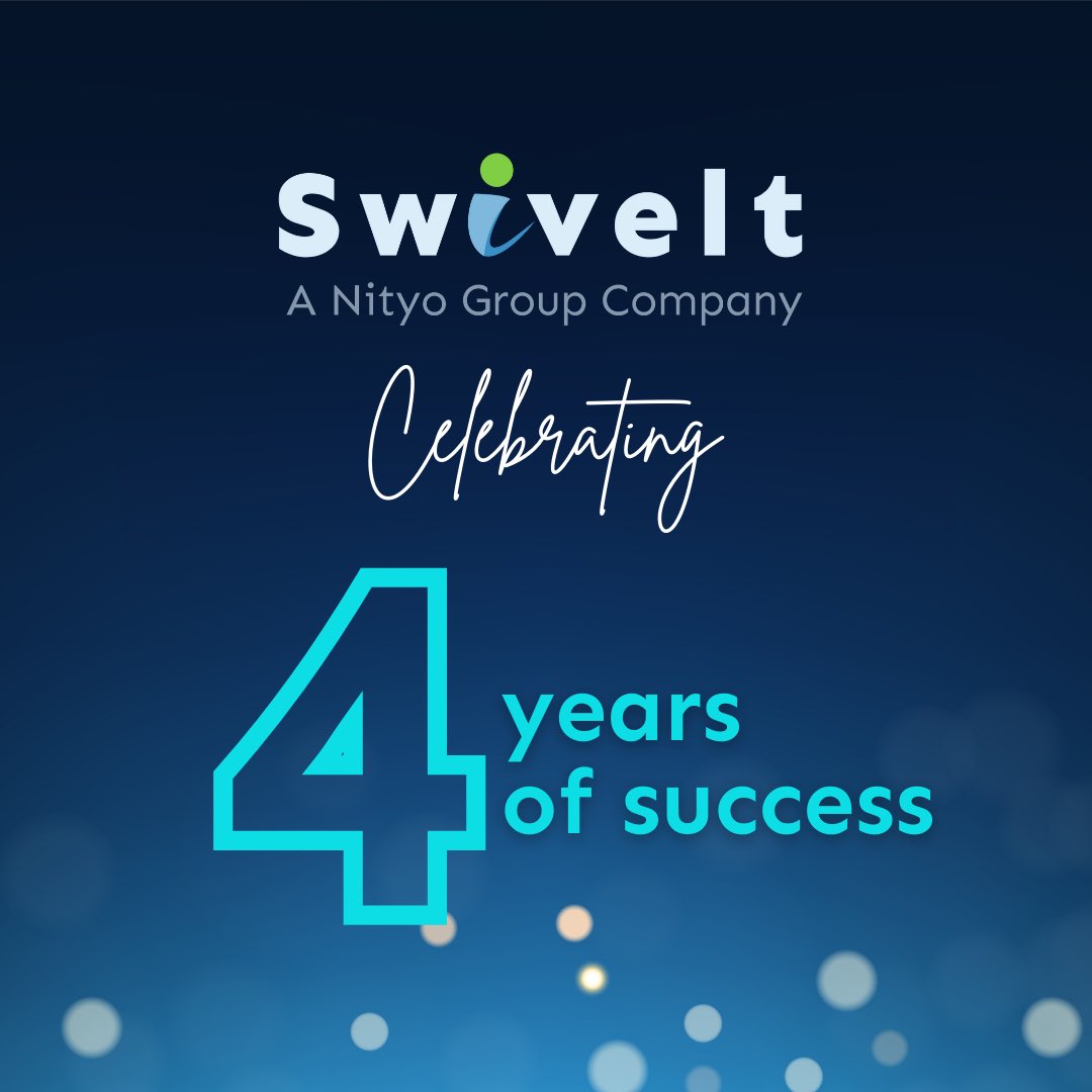 Swivelt2's tweet photo. We at #Swivelt, would love to give a big shout out to all our Swivelt team around the globe and our dear customers.
Our excellence is because you made it happen!

Happy 4th Anniversary and Happy Birthday, Swivelt! 

#team #celebratingsuccess #anniversary #4years https://t.co/L6CrCt7t3t