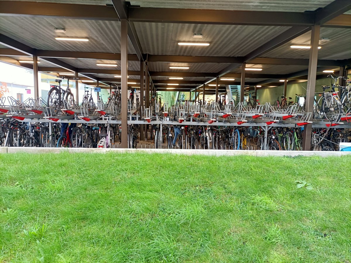 Hundreds of parking spaces in TU Delft ......... yet I've only seen about 5 cars on the road in my 10 minute walk here...