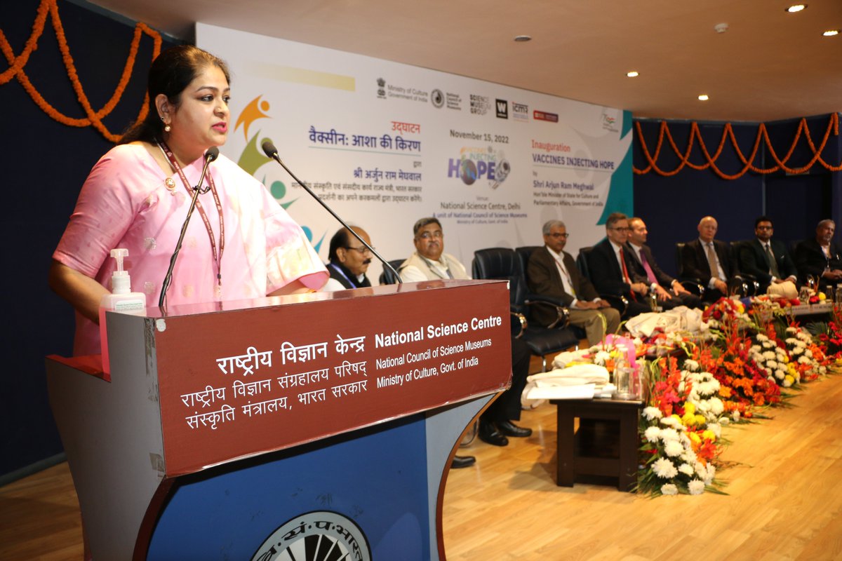 National Science Centre Delhi (@scimuseumdelhi) on Twitter photo Exhibition #vaccinesinjectinghope inaugurated at <a href="/SciMuseumDelhi/">National Science Centre Delhi</a> by Shri Arjun Ram Meghwal, Hon'ble Minister of State for Culture and Parliamentary affairs.
Its now open for all.
<a href="/MinOfCultureGoI/">Ministry of Culture</a> <a href="/secycultureGOI/">Secretary Culture, India</a> <a href="/iabhinarang/">Abhishek Narang 🇮🇳</a> <a href="/ncsmgoi/">National Council of Science Museums-NCSM</a>
#vaccinesavinglives #IndiaUKTogether Exhibition #vaccinesinjectinghope inaugurated at <a href="/SciMuseumDelhi/">National Science Centre Delhi</a> by Shri Arjun Ram Meghwal, Hon'ble Minister of State for Culture and Parliamentary affairs.
Its now open for all.
<a href="/MinOfCultureGoI/">Ministry of Culture</a> <a href="/secycultureGOI/">Secretary Culture, India</a> <a href="/iabhinarang/">Abhishek Narang 🇮🇳</a> <a href="/ncsmgoi/">National Council of Science Museums-NCSM</a>
#vaccinesavinglives #IndiaUKTogether