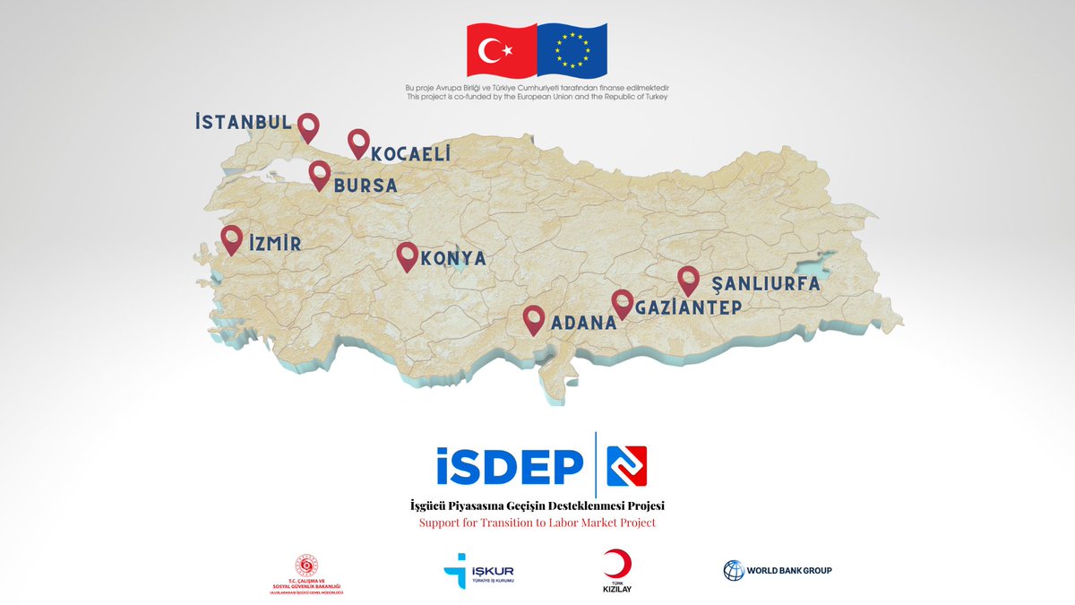 Genel Müdürlüğümüz koordinasyonunda yürütülen 
<a href="/ISDEP2/">İşgücü Piyasasına Geçişin Desteklenmesi Projesi</a> 8 Pilot ilde yürütülecektir. Proje faydalanıcılarının istihdam edilebilirliklerini arttırmayı ve işgücü piyasalarına erişimlerinde kolaylık sağlamayı hedeflemektedir.
#istihdamdesteği
#ISDEP2